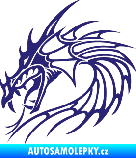 Samolepka Dragon 030 levá střední modrá