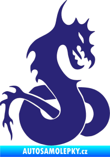 Samolepka Dragon 031 pravá střední modrá