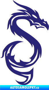 Samolepka Dragon 033 pravá střední modrá