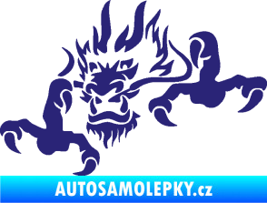 Samolepka Dragon 049 levá střední modrá