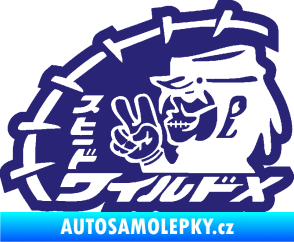 Samolepka Drifter 001 střední modrá