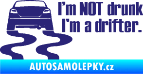 Samolepka Drifter 002 střední modrá