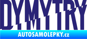 Samolepka Dymytry 001 střední modrá