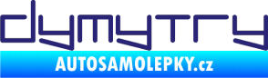 Samolepka Dymytry 002 střední modrá