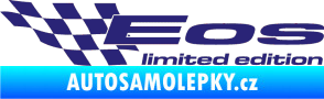 Samolepka Eos limited edition levá střední modrá