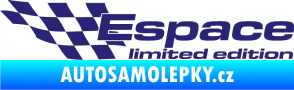 Samolepka Espace limited edition levá střední modrá