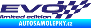 Samolepka Evo limited edition pravá střední modrá