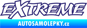 Samolepka Extreme 004 střední modrá