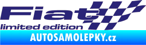 Samolepka Fiat limited edition pravá střední modrá