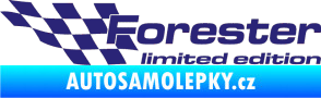 Samolepka Forester limited edition levá střední modrá