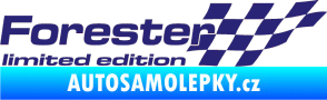 Samolepka Forester limited edition pravá střední modrá