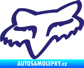 Samolepka Fox 002 střední modrá