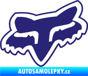 Samolepka Fox 003 střední modrá