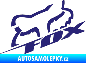 Samolepka Fox 006 střední modrá