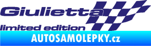 Samolepka Giulietta limited edition pravá střední modrá