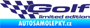 Samolepka Golf limited edition levá střední modrá