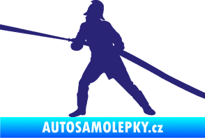 Samolepka Hasič 009 levá střední modrá