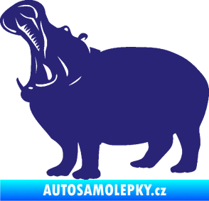 Samolepka Hroch 002 levá střední modrá