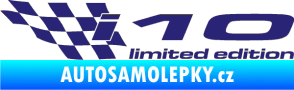 Samolepka i10 limited edition levá střední modrá