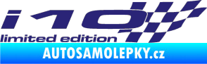 Samolepka i10 limited edition pravá střední modrá