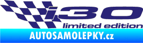 Samolepka i30 limited edition levá střední modrá