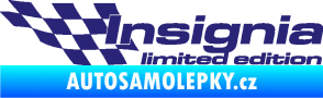Samolepka Insignia limited edition levá střední modrá