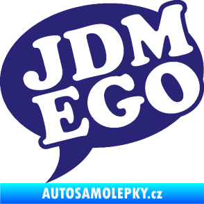 Samolepka JDM Ego střední modrá