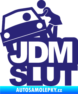 Samolepka JDM Slut 001 střední modrá