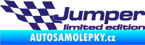 Samolepka Jumper limited edition levá střední modrá