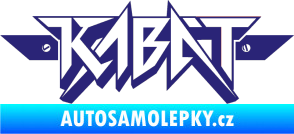 Samolepka Kabát 003 střední modrá