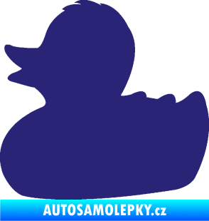Samolepka Kachnička 001 levá střední modrá
