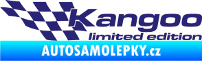 Samolepka Kangoo limited edition levá střední modrá