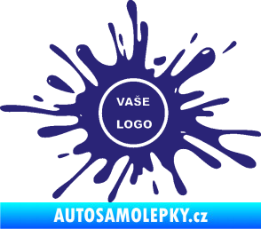 Samolepka Kaňka 003 znak střední modrá