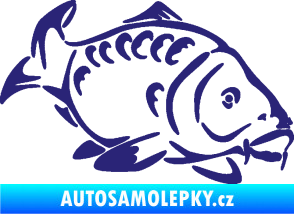 Samolepka Kapr 006 pravá střední modrá