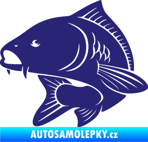 Samolepka Kapr 008 levá střední modrá