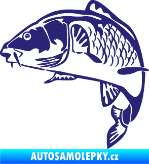Samolepka Kapr 010 levá střední modrá