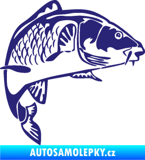 Samolepka Kapr 010 pravá střední modrá