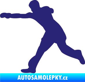 Samolepka Karate 004 levá střední modrá