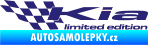 Samolepka Kia limited edition levá střední modrá