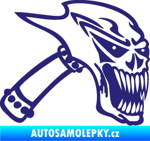 Samolepka Kladivo pravá střední modrá