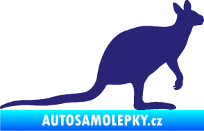 Samolepka Klokan 003 pravá střední modrá