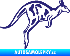 Samolepka Klokan 004 pravá střední modrá