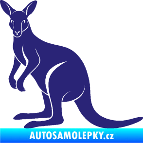 Samolepka Klokan 005 levá střední modrá