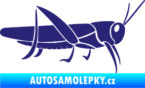 Samolepka Kobylka 002 pravá střední modrá
