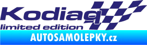 Samolepka Kodiaq limited edition pravá střední modrá