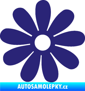 Samolepka Kopretina 001 střední modrá