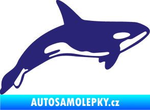 Samolepka Kosatka 001 pravá střední modrá