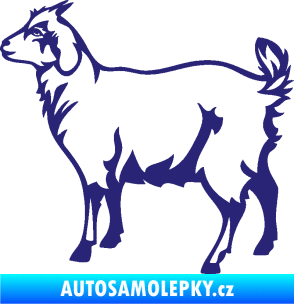 Samolepka Koza 002 levá střední modrá