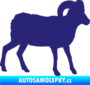 Samolepka Kozel 004 pravá střední modrá
