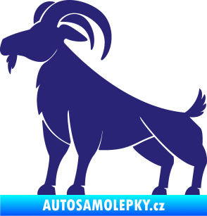 Samolepka Kozel 005 střední modrá